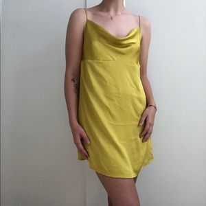 Lumière Cowl Neck Slip Dress